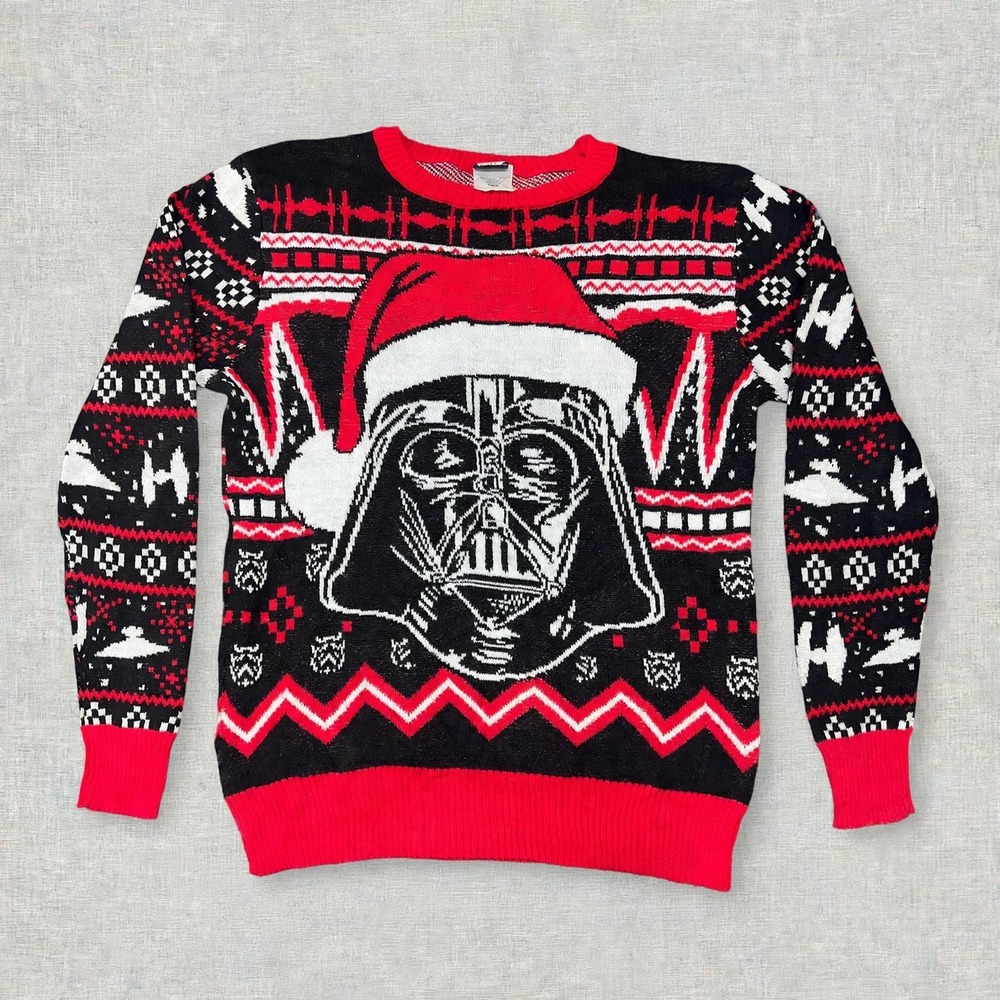Star Wars Darth Vader Merry Sithmas Ugly Christmas Sweater Black Unisex L